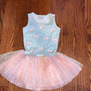 Ooh! La, La! Couture Blue and Pink Kids Dress